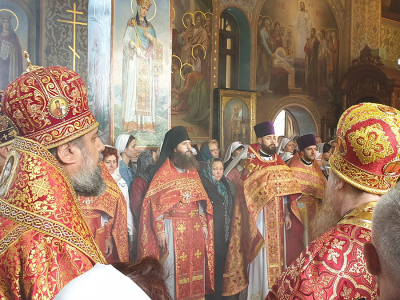 12 мая 2019 г. - председатель Комиссии по канонизации святых Шадринской епархии игумен Варнава (Аверьянов) принял участие в торжествах прославления сщмч. Григория Никольского на Кубани.