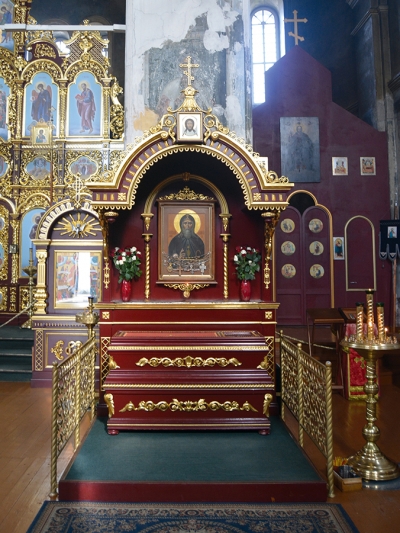 Частицы мощей прп. Далмата Исетского в разных храмах